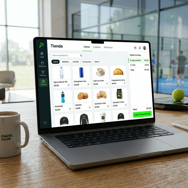 Interfaz Punto de Venta MyRank en Computador