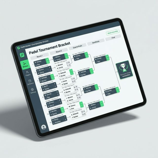 Ejemplo de llaves de torneo en MyRank